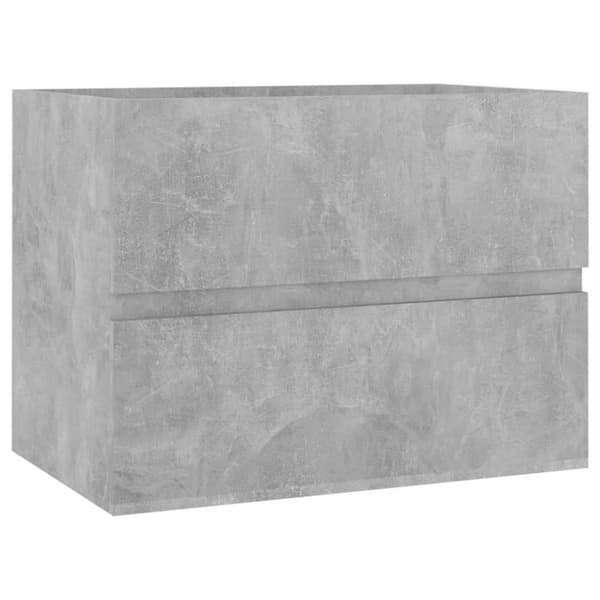 vidaXL Tvättställsskåp betonggrå 60x38,5x45 cm konstruerat trä