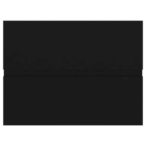 vidaXL skab til håndvask 60x38,5x45 cm konstrueret træ sort