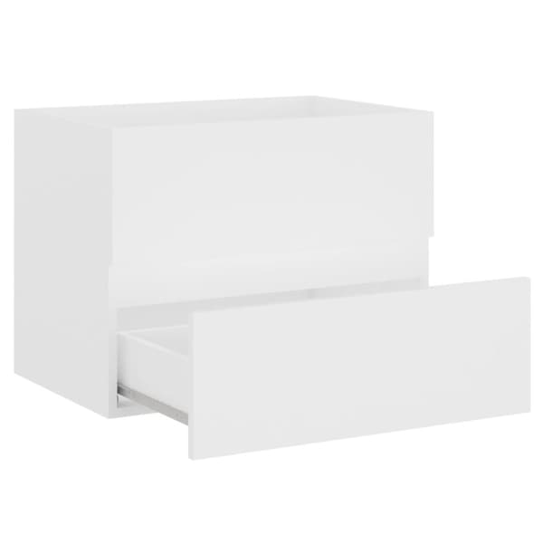 vidaXL skab til håndvask 60x38,5x45 cm konstrueret træ hvid