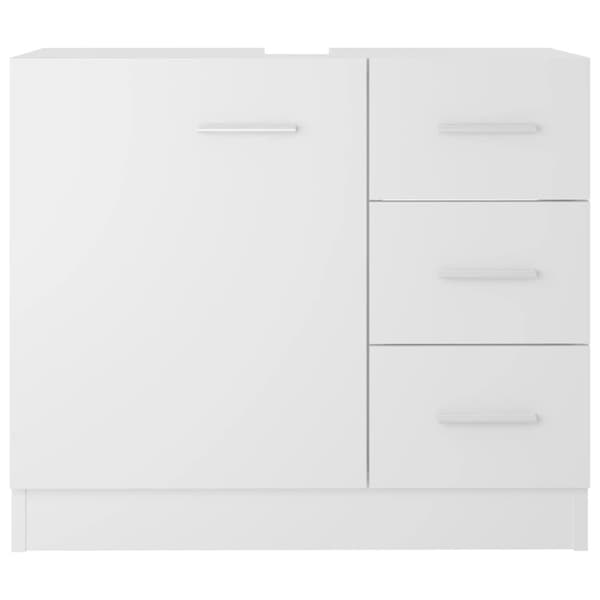 vidaXL underskab til håndvask 63x30x54 cm konstrueret træ hvid