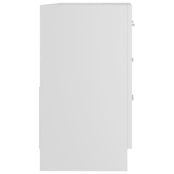 vidaXL underskab til håndvask 63x30x54 cm konstrueret træ hvid