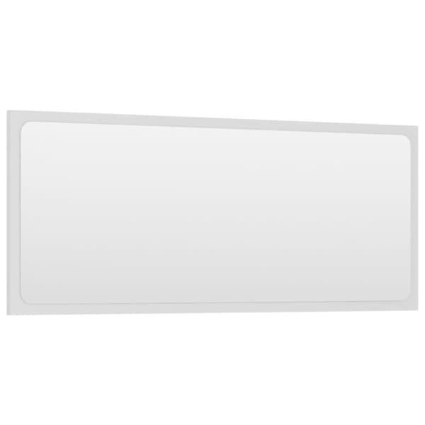 vidaXL Baderomsmøbelsett hvit sponplate