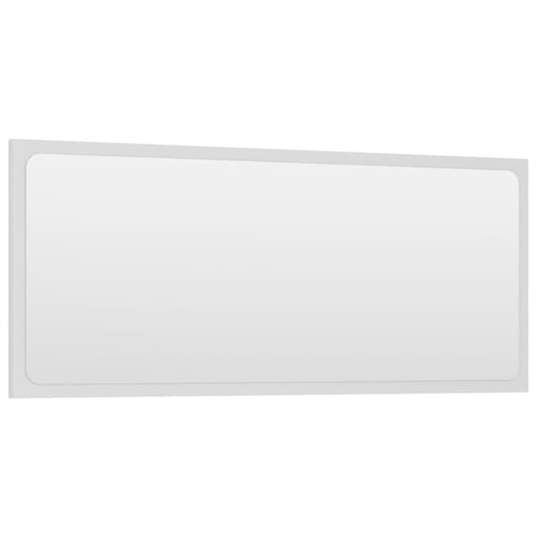 vidaXL Baderomsmøbelsett hvit sponplate
