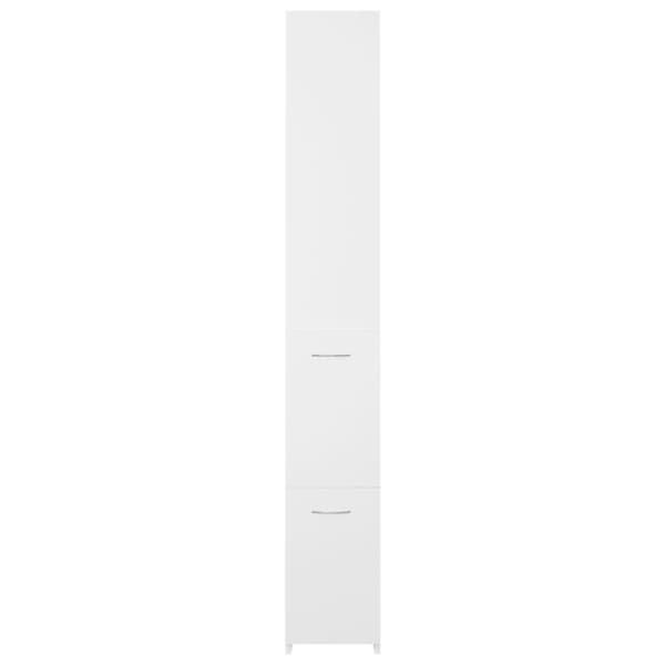 vidaXL Kylpyhuoneen kaappi valkoinen 25x26,5x170 cm tekninen puu