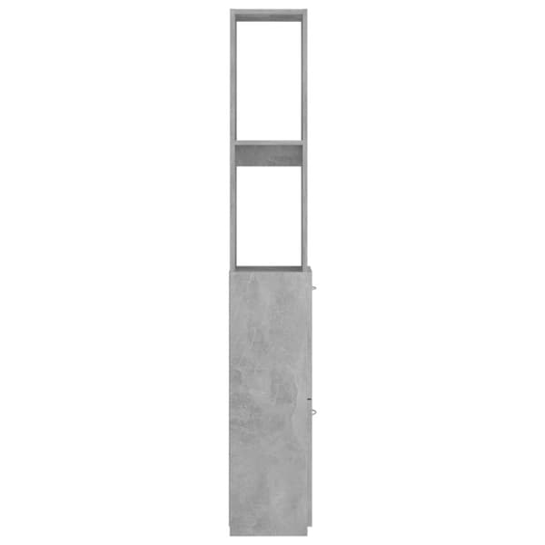 vidaXL Kylpyhuoneen kaappi betoninharmaa 25x26,5x170 cm tekninen puu