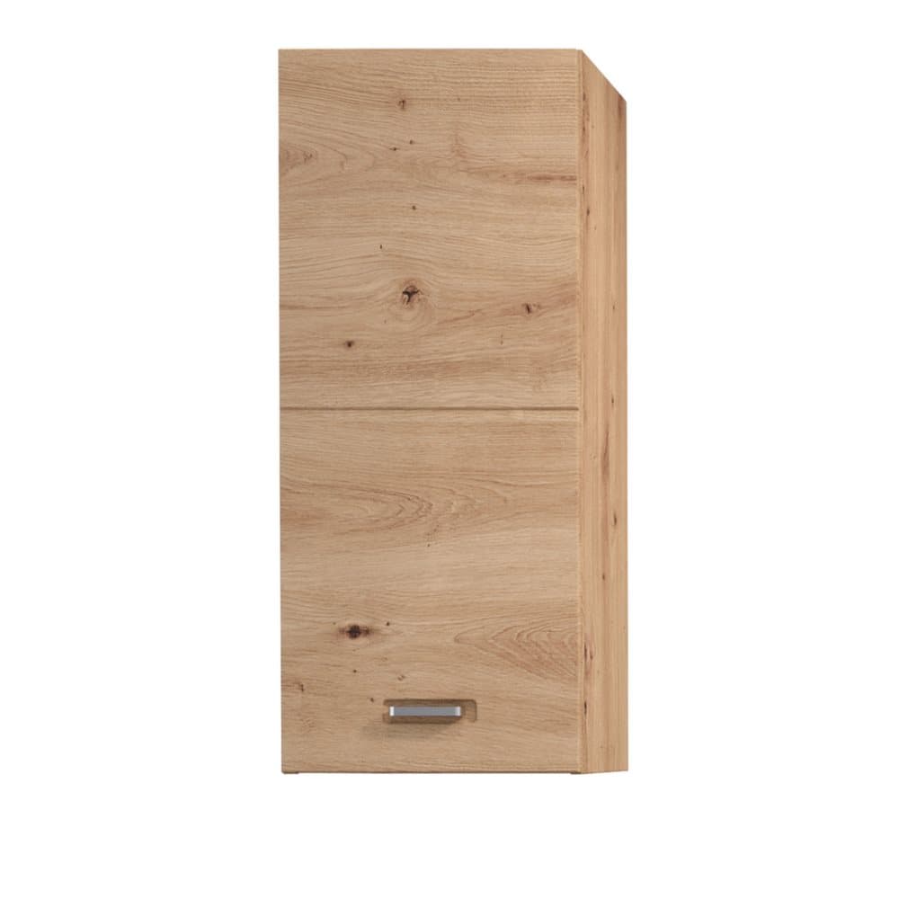 Geo badrumsskåp 1 dörr ekmönstrad.