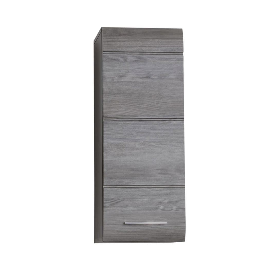 LineSkin badrumsskåp 1 dörr röksilver.