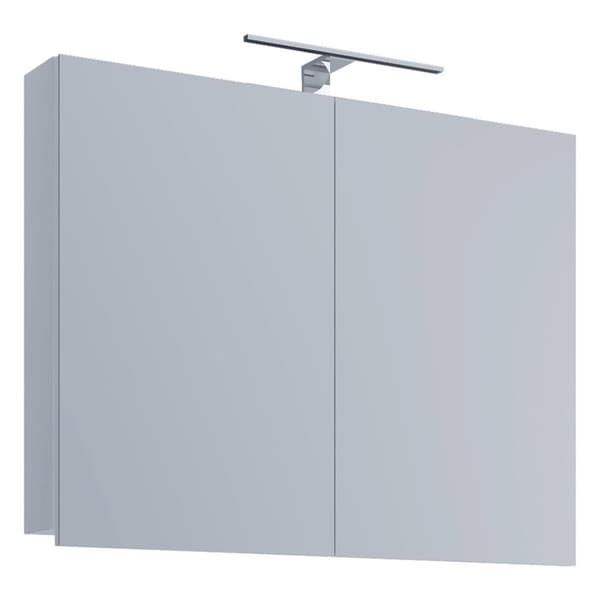 VCB1 speilskap baderom speilskap 80 cm inkl. lys , hvit .