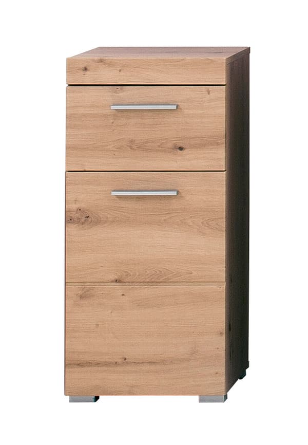 AmandaMando baderomsskap 1 dør, 1 skuff eik dekor.