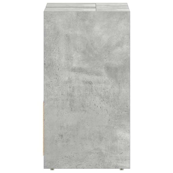 vidaXL badeværelsesskab 60x33x61 cm konstrueret træ betongrå
