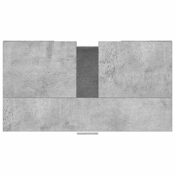 vidaXL Badrumsskåp betonggrå 60x32x53,5 cm konstruerat trä