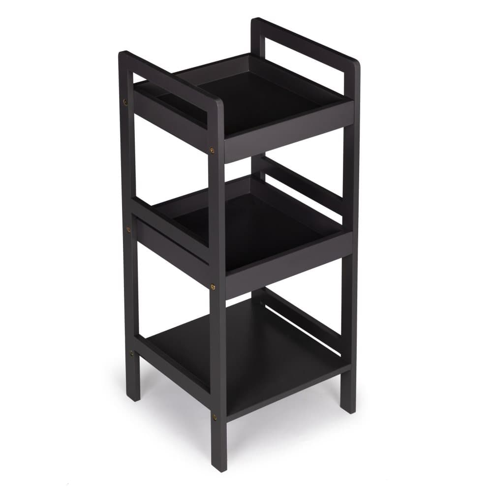 Badrumsskåp - 3 hyllplan - 29,5x30x72 cm - grå