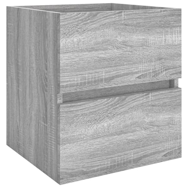 vidaXL Allaskaappi harmaa Sonoma 41x38,5x45 cm tekninen puu