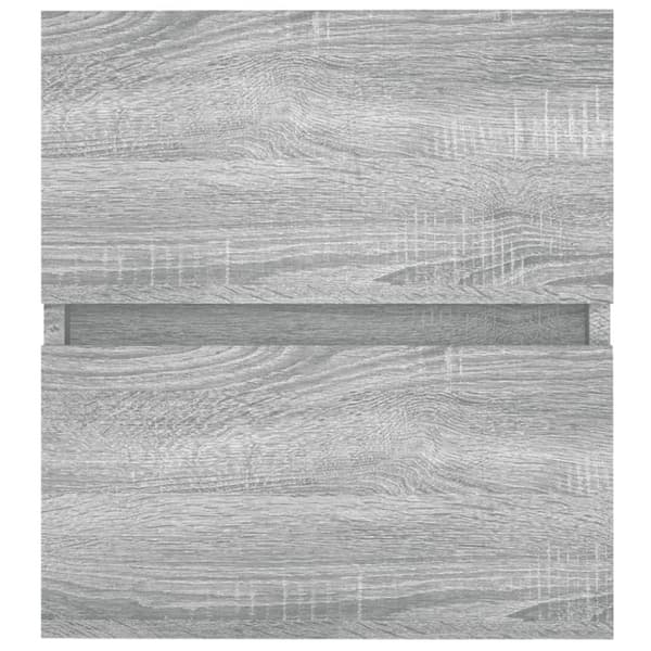vidaXL Servantskap grå sonoma 41x38,5x45 cm konstruert tre