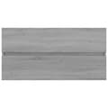 Pikkukuva 6 / 10: vidaXL Allaskaappi harmaa Sonoma 90x38,5x45 cm tekninen puu