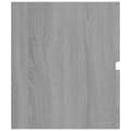 Pikkukuva 9 / 10: vidaXL Allaskaappi harmaa Sonoma 90x38,5x45 cm tekninen puu