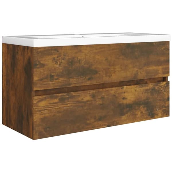 vidaXL Allaskaappi savutammi 90x38,5x45 cm tekninen puu