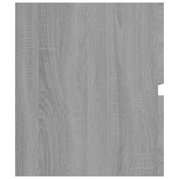 vidaXL Handfatsskåp grå sonoma-ek 90x38,5x45 cm konstruerat trä