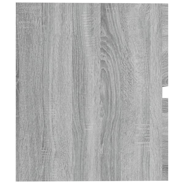 vidaXL Handfatsskåp grå sonoma 60x38,5x45 cm konstruerat trä