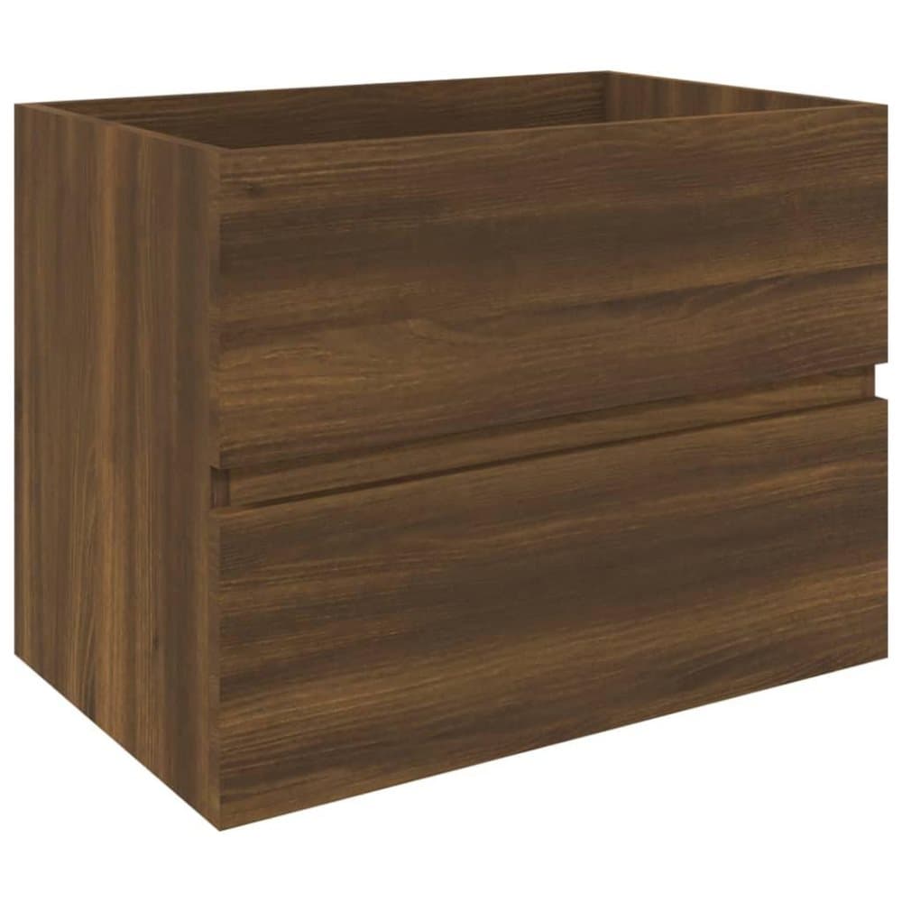 vidaXL Handfatsskåp brun ek 60x38,5x45 cm konstruerat trä