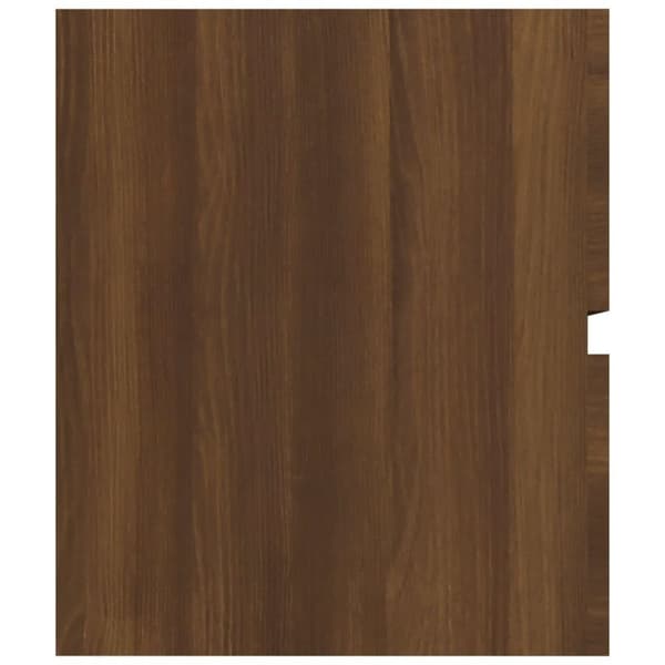 vidaXL Servantskap brun eik 90x38,5x45 cm konstruert tre
