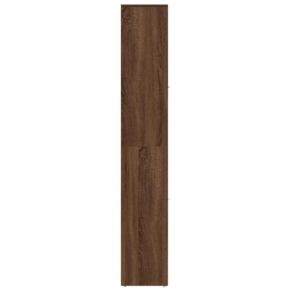vidaXL Baderomsskap brun eik 30x30x183,5 cm konstruert tre