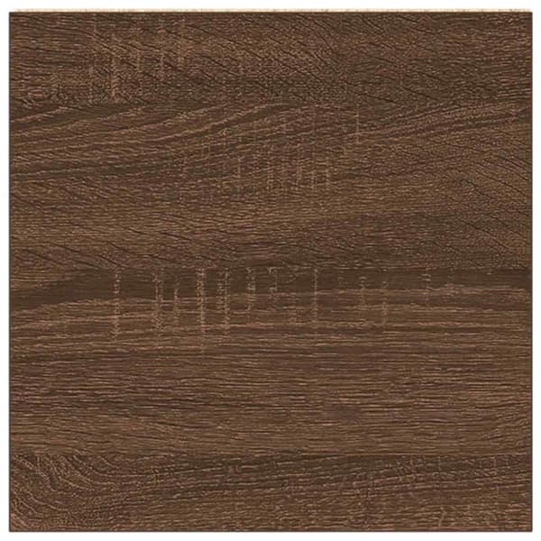 vidaXL Baderomsskap brun eik 30x30x183,5 cm konstruert tre