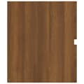 Pikkukuva 5 / 9: vidaXL Allaskaappi ruskea tammi 100x38,5x45 cm tekninen puu