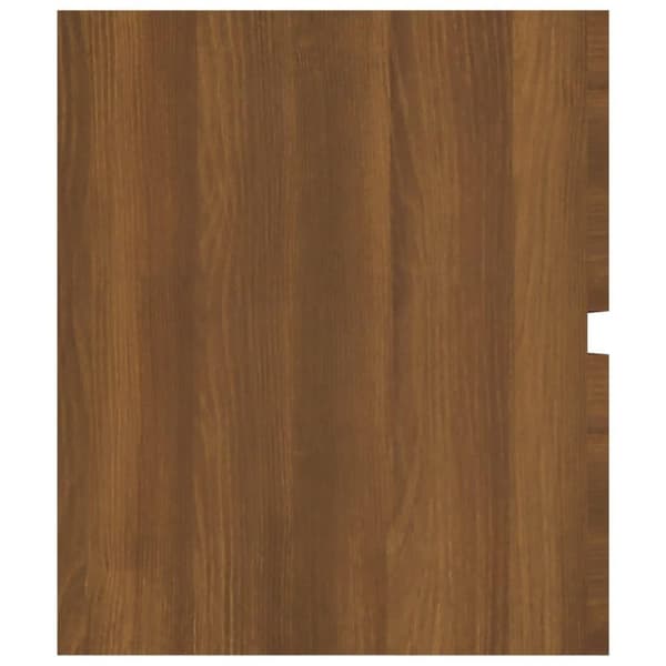 vidaXL Allaskaappi ruskea tammi 100x38,5x45 cm tekninen puu
