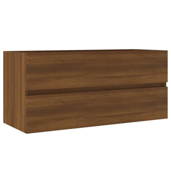 vidaXL Allaskaappi ruskea tammi 100x38,5x45 cm tekninen puu