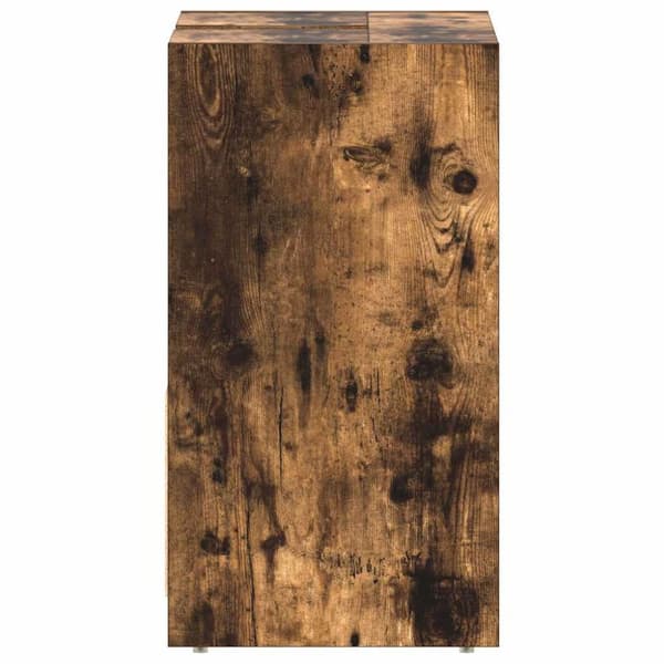 vidaXL Baderomsskap røkt eik 60x33x61 cm konstruert tre