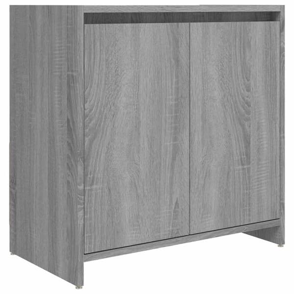 vidaXL Kylpyhuoneen kaappi harmaa Sonoma 60x33x61 cm tekninen puu