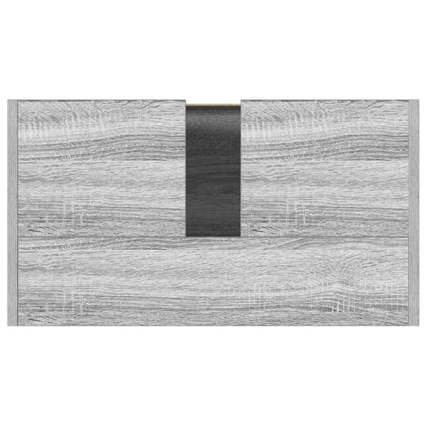vidaXL Kylpyhuoneen kaappi harmaa Sonoma 60x33x61 cm tekninen puu