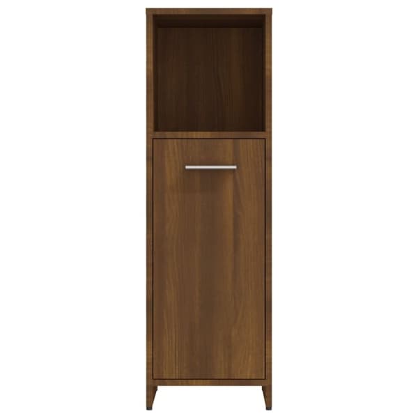 vidaXL Baderomsskap brun eik 30x30x95 cm konstruert tre