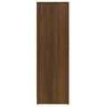 Miniatyrbilde 8 av 11: vidaXL Baderomsskap brun eik 30x30x95 cm konstruert tre
