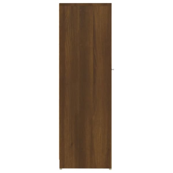 vidaXL Baderomsskap brun eik 30x30x95 cm konstruert tre