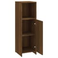 Miniatyrbilde 9 av 11: vidaXL Baderomsskap brun eik 30x30x95 cm konstruert tre