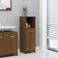 Miniatyrbilde 2 av 11: vidaXL Baderomsskap brun eik 30x30x95 cm konstruert tre
