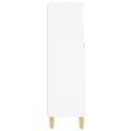 Miniatyrbilde 8 av 11: vidaXL Baderomsskap hvit 30x30x100 cm konstruert tre