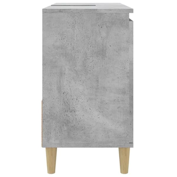 vidaXL badeværelsesskab 65x33x60 cm konstrueret træ betongrå