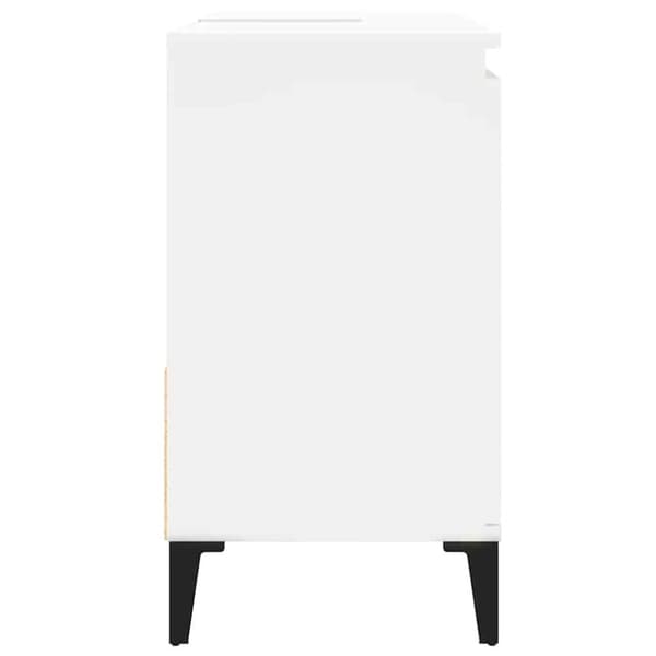 vidaXL Badrumsskåp vit 65x33x60 cm konstruerat trä