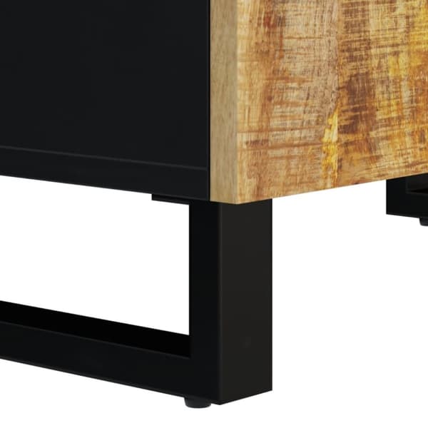 vidaXL vaskeskab 62x33x58 cm massivt mangotræ og konstrueret træ