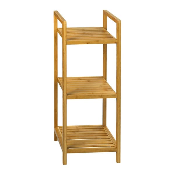 Andrea House Hyllyt Bambusta 3 3 0.5x 3 0.5x75.5 Cm Kylpyhuone Hylly