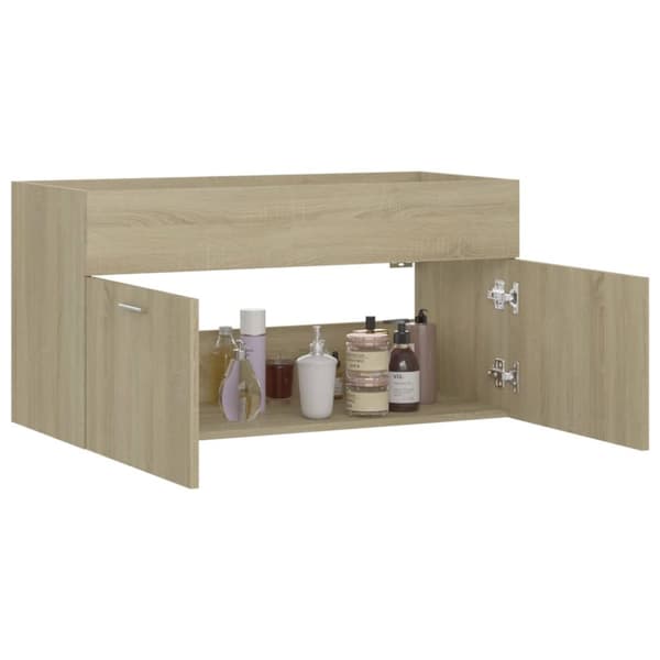Allaskaappi Sonoma-tammi 90x38,5x46 cm lastulevy
