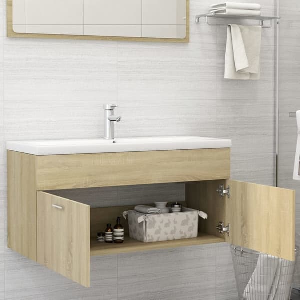 Allaskaappi Sonoma-tammi 100x38,5x46 cm lastulevy