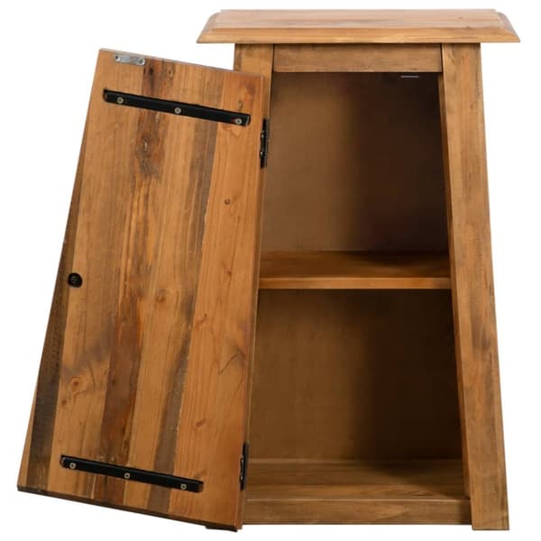 badeværelsesskab 42x23x70 cm massivt fyrretræ