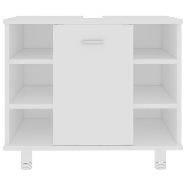 badeværelsesskab 60x32x53,5 cm konstrueret træ hvid