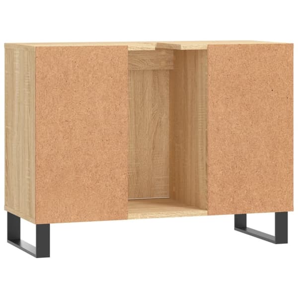 Kylpyhuoneen kaappi Sonoma-tammi 80x33x60 cm tekninen puu