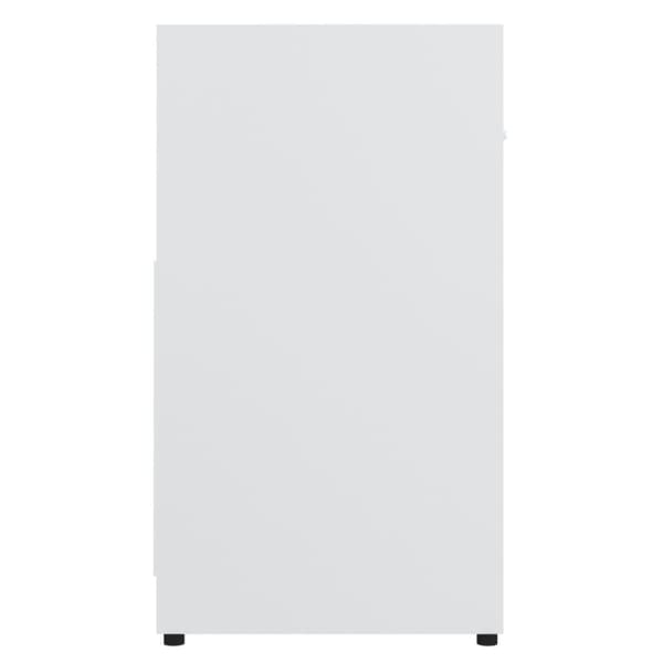 Badrumsskåp vit 60x33x61 cm konstruerat trä