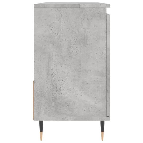 badeværelsesskab 65x33x60 cm konstrueret træ betongrå